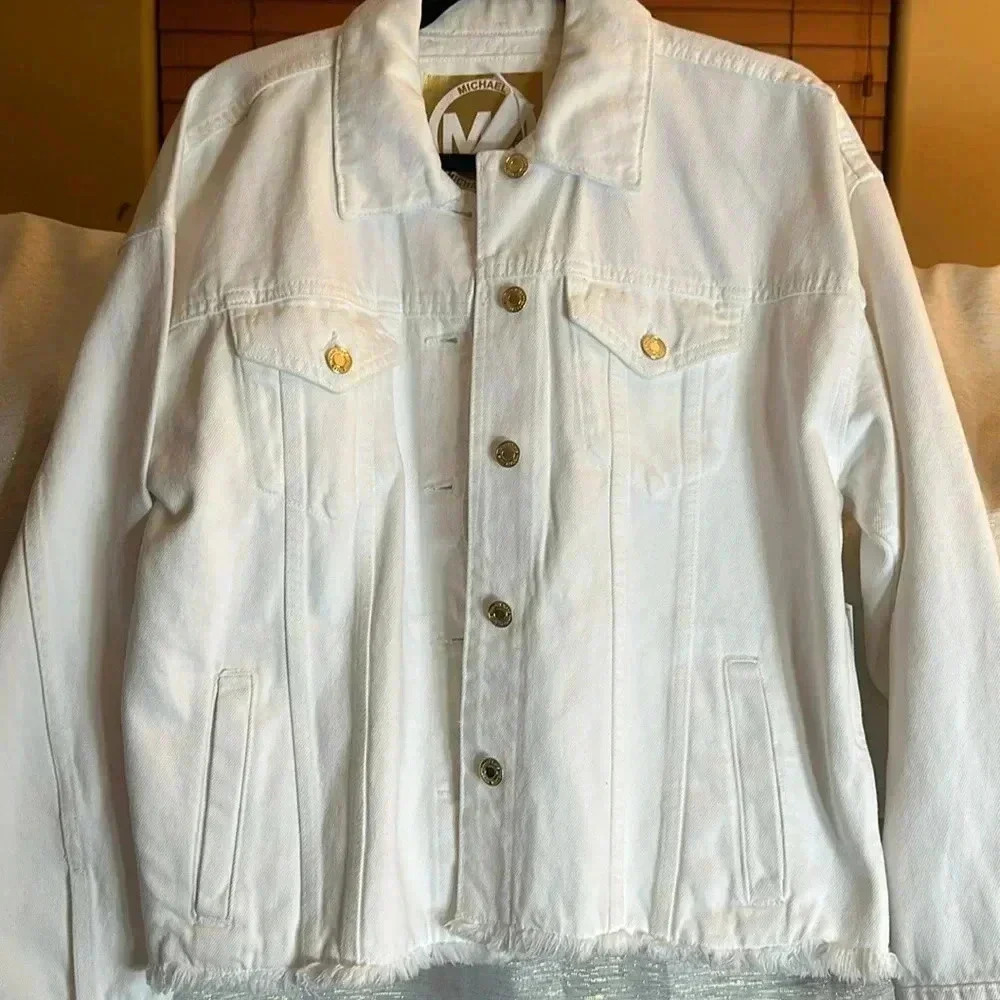 Michael Kors White Denim Jacket